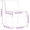 Upholstered Chair Cream Fabric