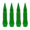 4pcs Car Tires Rim Valve Aluminum Car Wheel Tire Valve Caps Colorful Spiked Lug Nuts Wheel Air Valve Cover Automobile Parts