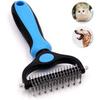 Kentop Brush Dog Cat Long Hair for Professional Animals Grooming Rake Comb for Dogs Effective Removal Dead Hair