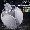 Portable Outdoor Solar Folding Light USB Rechargeable Bulb Search Lights Camping Torch Emergency Lamp for Power Outages