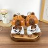 Capybara Plush Captivating Keychain Doll With Short Fur Perfect For Kids And Adults