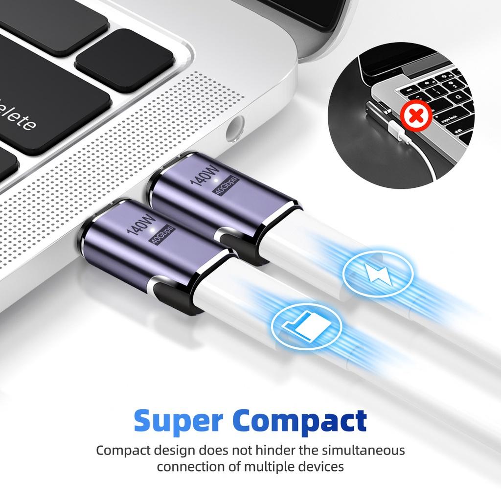 FONKEN PD140W USB4.0 40 Гбит/с Thunderbolt3 Магнитный адаптер USB C к Type C Кабель-конвертер для быстрой зарядки Магнитный преобразователь 8K @ 60 Гц Адаптер USB Type C
