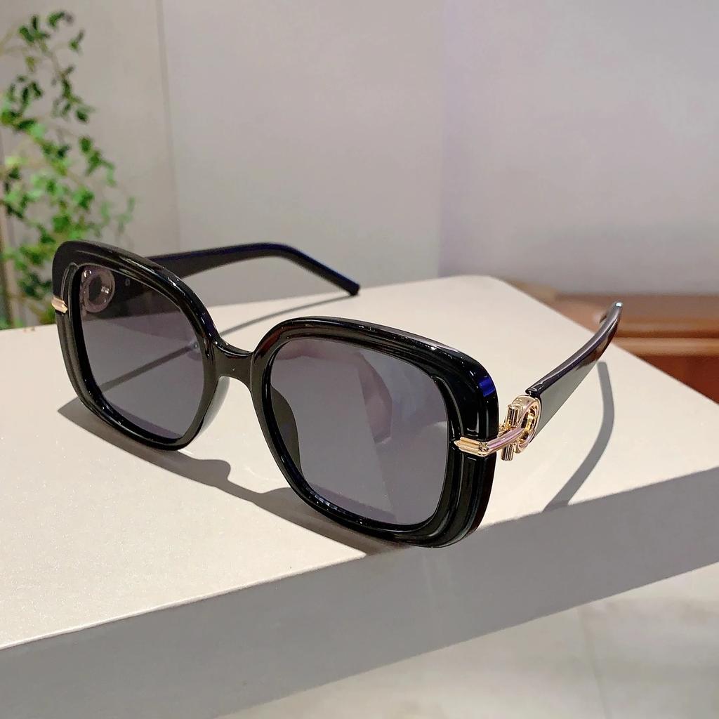 Fashionable Oval Sunglasses for Women Retro Large Frame Glasses Suitable for Women's Daily Wear Sunglasses for Women Sun Glasses