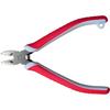 Tsunoda TH-125NC Gripping Nippers for Cable Ties, Stranded Wire, Thin Blade, Anti-Scatter Pads, and 2 Spare Sets Included, 125mm