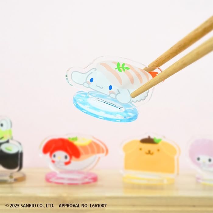 Конфеты Sanrio Персонажи Суши Акриловая подставка Конфета от F-toys Хэй-Омати Игрушка/Жвачка (Полный комплект) [Бокс-сет/Набор 20]