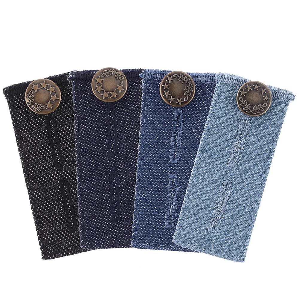 Denim Waist Extender Buttons For Pant Long Buckle Hook Stretch Adjustment Waist Buckle Extension Quilting Supplies