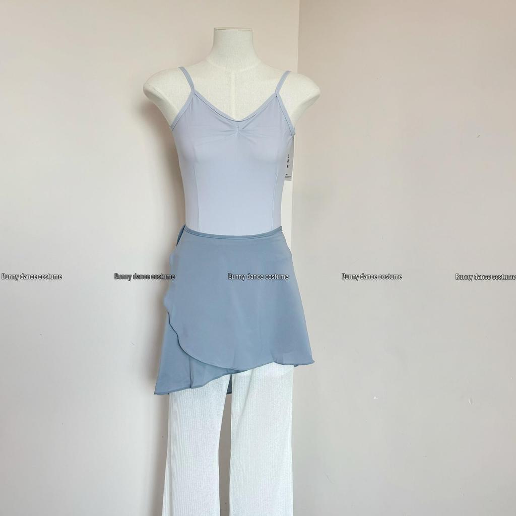 Летняя женская одежда для балета: Слитный купальник, Платье для фигурного катания, Топ для воздушной йоги, Многослойный сетчатый тренировочный комплект