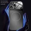 Glass Nano Matte Magnetic Phone Cases For iPhone 17 Pro Max Air 11 12 15 14 13 16 Pro For Magsafe Wireless Charging Cover