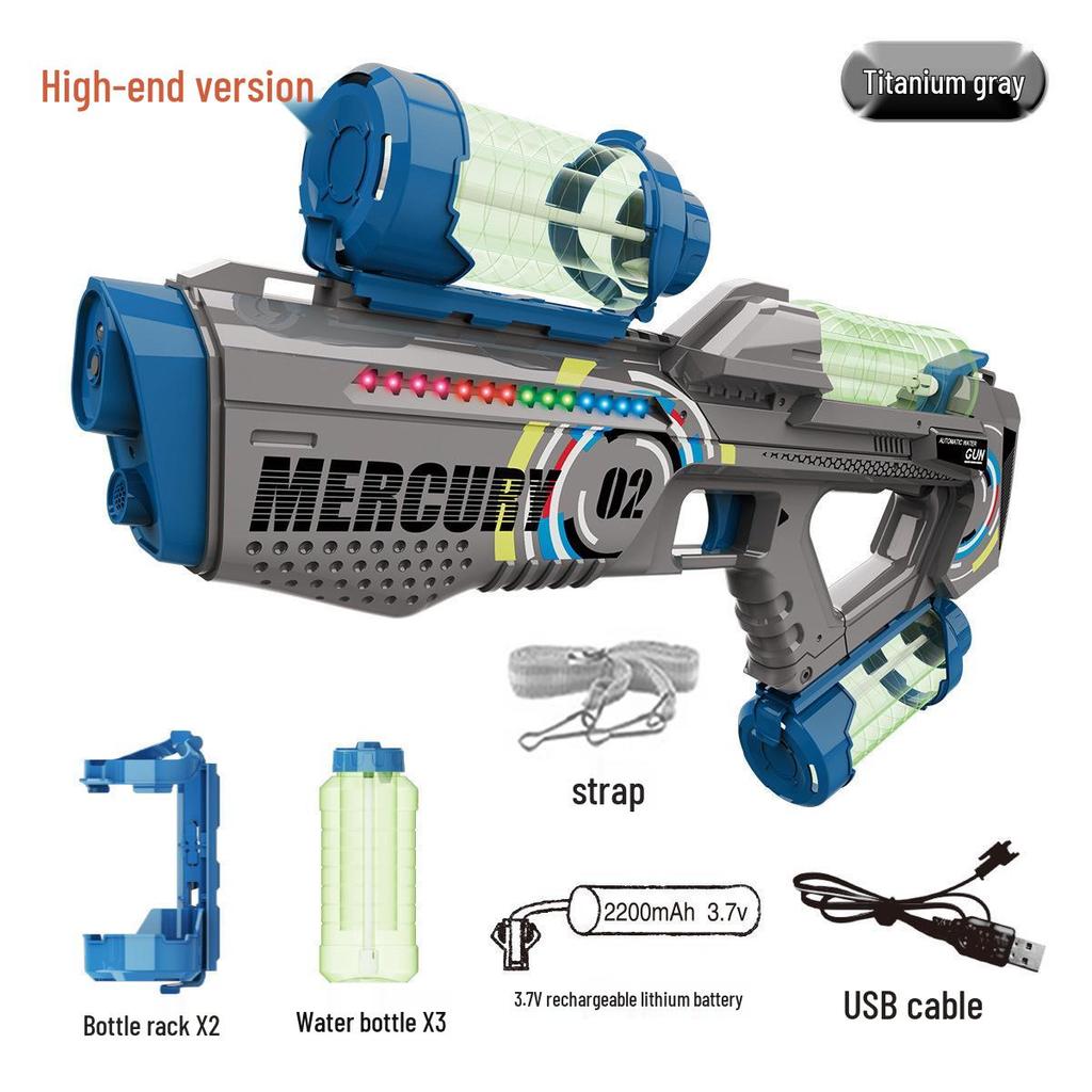 Cross-Border Large Capacity Automatic Water Absorption Electric Water Gun with Strong Battery Life