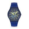 Swatch NEW GENT BIOSOURCED REVEALED IN THE DEPTHS Синие Наручные Часы, SO29I100, Унисекс,