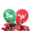 Рождественские латексные шары Золотые зеленые шары Конфетти Воздушные рождественские елки День рождения Детская вечеринка Украшения Свадебные принадлежности