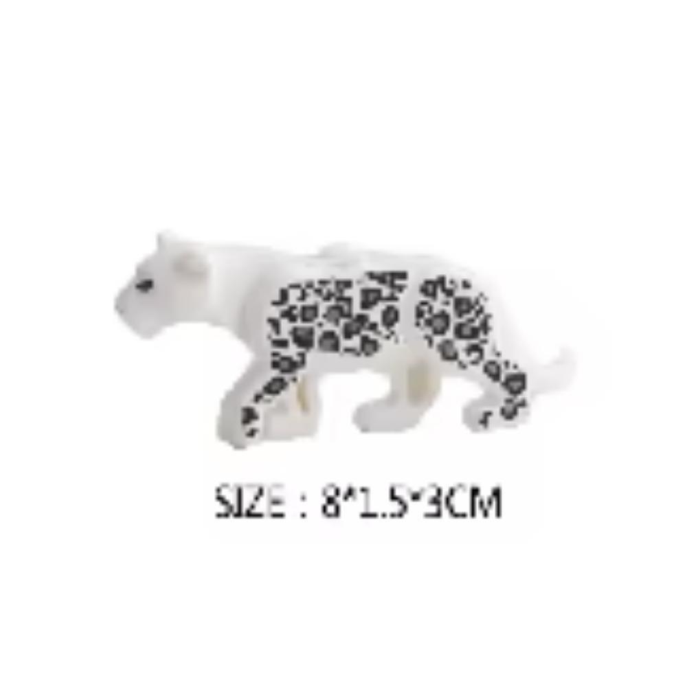 Средневековый MOC Боевой конь Строительные блоки Волк Рыцарь Фигурка Монстр Дикое животное Лиса Жираф Воробей Ворона Панда Модель Кирпич Игрушка K055