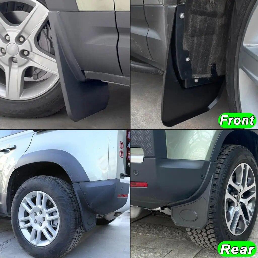 4Pcs Set Mud Flaps Splash Guards Mudguards Guard Car Fender Protection Body Kit For Land Rover Defender L663 Cover Accessories