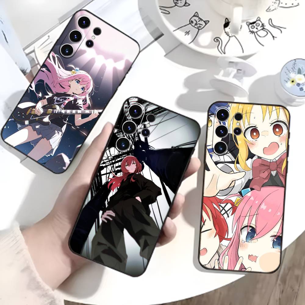 B-Bocchi The Rock Phone Case For Samsung S26,S25,S24,S23,S22,S21,S20,Plus,Fe,Lite,Others Black Cover