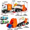 JPY2  Eagle Simulation Alloy Electric Vacuum Sweeper Garbage Sanitation Construction Vehicle Model Sound and Light Pull Back Toys