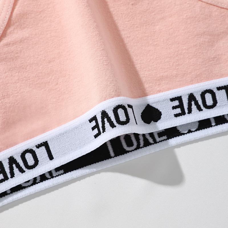 1/7Pcs/Set Women's Cotton Panties Sexy Soft Striped Underpants Cute Letter Girls Briefs Female Breathable Stretch Lingerie