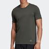 Adidas T Shirts Men's Black Crew Neck Moderate Straight Fit DZ1812