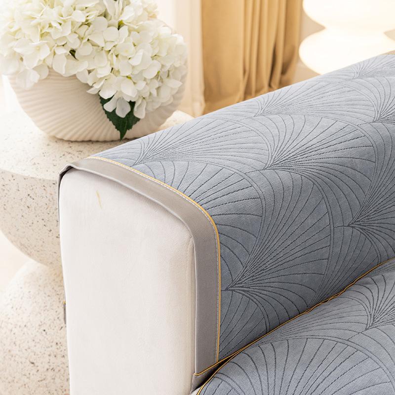 Minimalist Wind Sofa Cushion Universal In All Seasons, New  Light Luxury High-End Chenille Universal Non-Slip Cushion