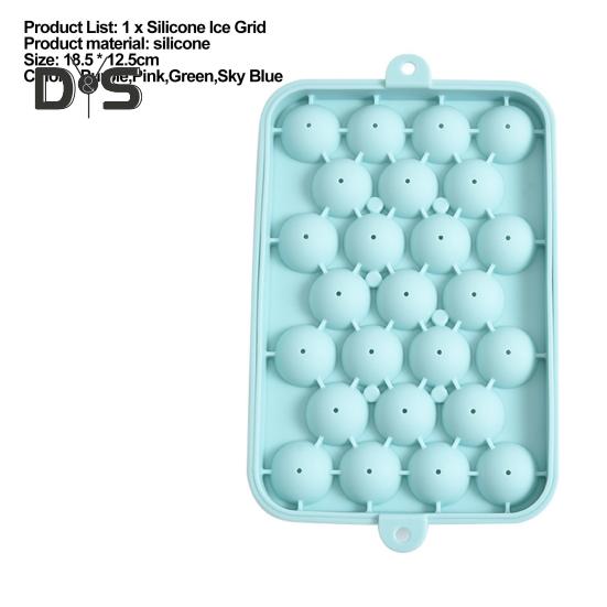 Большая емкость, легкосъемная силиконовая решетка для льда, желе, йогурт, форма для ледяного шара, холодильник, ящик для льда, пищевой контейнер для льда