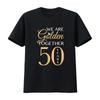 Romantic T Shirt For Couples 50th Wedding Anniversary vintage Washed fashion designer clothes Unisex Stretched Slightly homme