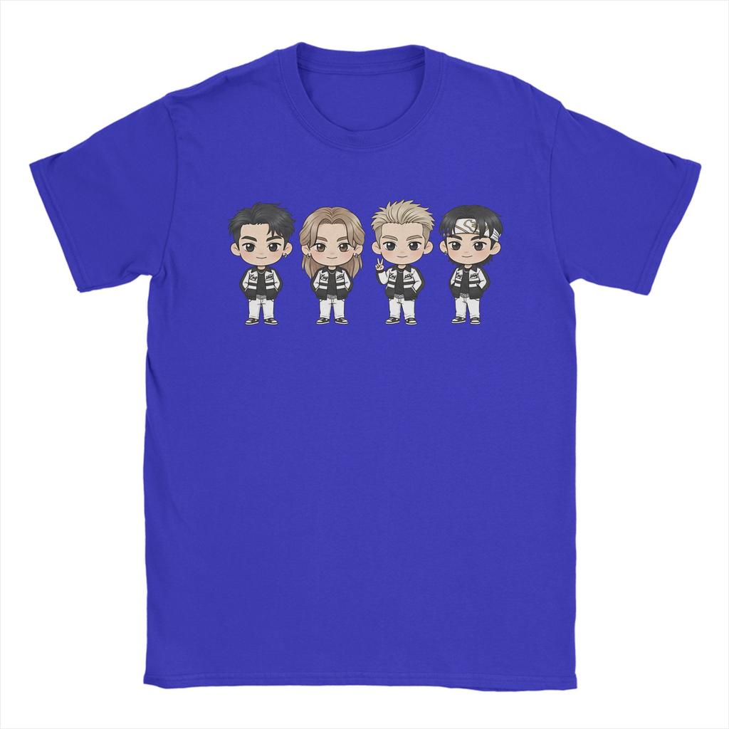 LNGSHOT chibi Ohyul Ryul Woojin Louis TShirt Unisex Funny Cotton Tees Crew Neck Short Sleeve T Shirts Plus Size Clothing