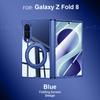 New Case For Samsung Galaxy Z Fold 8 Cover With 360 Rotatable Ring Holder Phone Stand Z Fold8 Cases Tempered Film Glass Bracket
