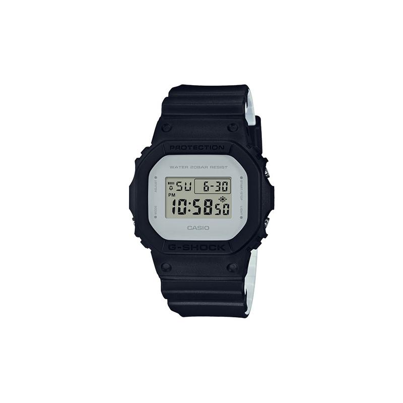 Casio Серия CASIO G-SHOCK цифровой дисплей четкий и лаконичный двухцветный ремешок маленький квадратный кварцевый механизм полимерный ремешок японский и корейский DW-5600LCU-1