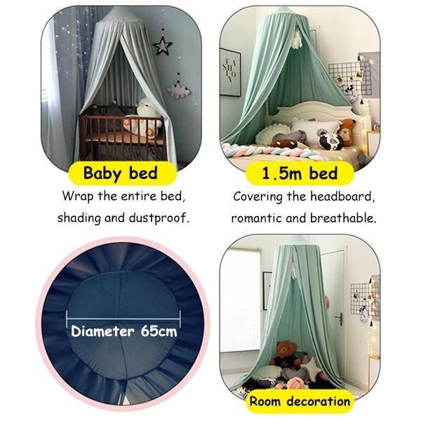 Постельные принадлежности принцессы, купол, занавеска для кровати, потолок, игровая кровать, палатка, палатка, затенение, москитная сетка, украшение для прикроватной тумбочки для девочек