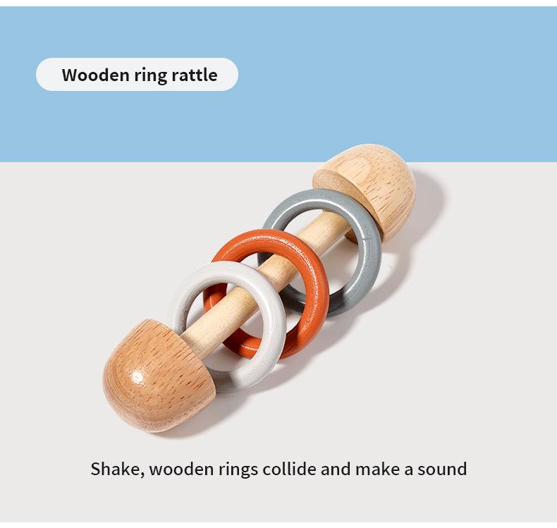 Орф 5-предметный детский музыкальный набор: Деревянный ксилофон, музыка ветра и успокаивающие инструменты для раннего образования.
