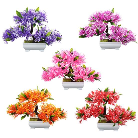 Искусственное растение Привлекательный Невыцветающий Пластиковый Настольный Искусственный Комнатный Декор