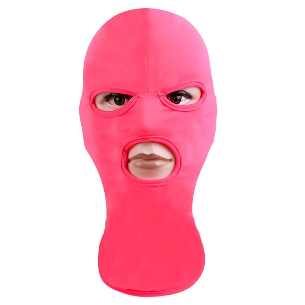 Велосипедная маска с 3 отверстиями, подшлемник для шлема, унисекс, шляпы, ветрозащитная полнолицевая маска для улицы