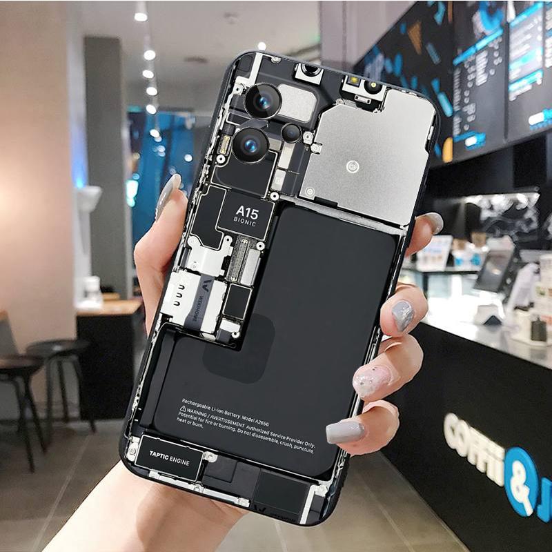 Чехол для телефона с аккумуляторной платой для Realme GT 2 Pro X2 Pro XT C25S 9 8 7 6 Pro GT Master C3 C21 C21Y C11 C35 C31 X3 SuperZoom