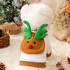 Cute Elk Christmas Puppy Dog Clothing Fall/Winter Small Teddy Bee Bear Sweater Pet Christmas Clothing