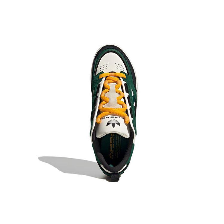 Adidas Originals Adi2000 Comfortable Non-Slip Durable Low-Top Skate Shoes Unisex Sneakers White Green HQ6337