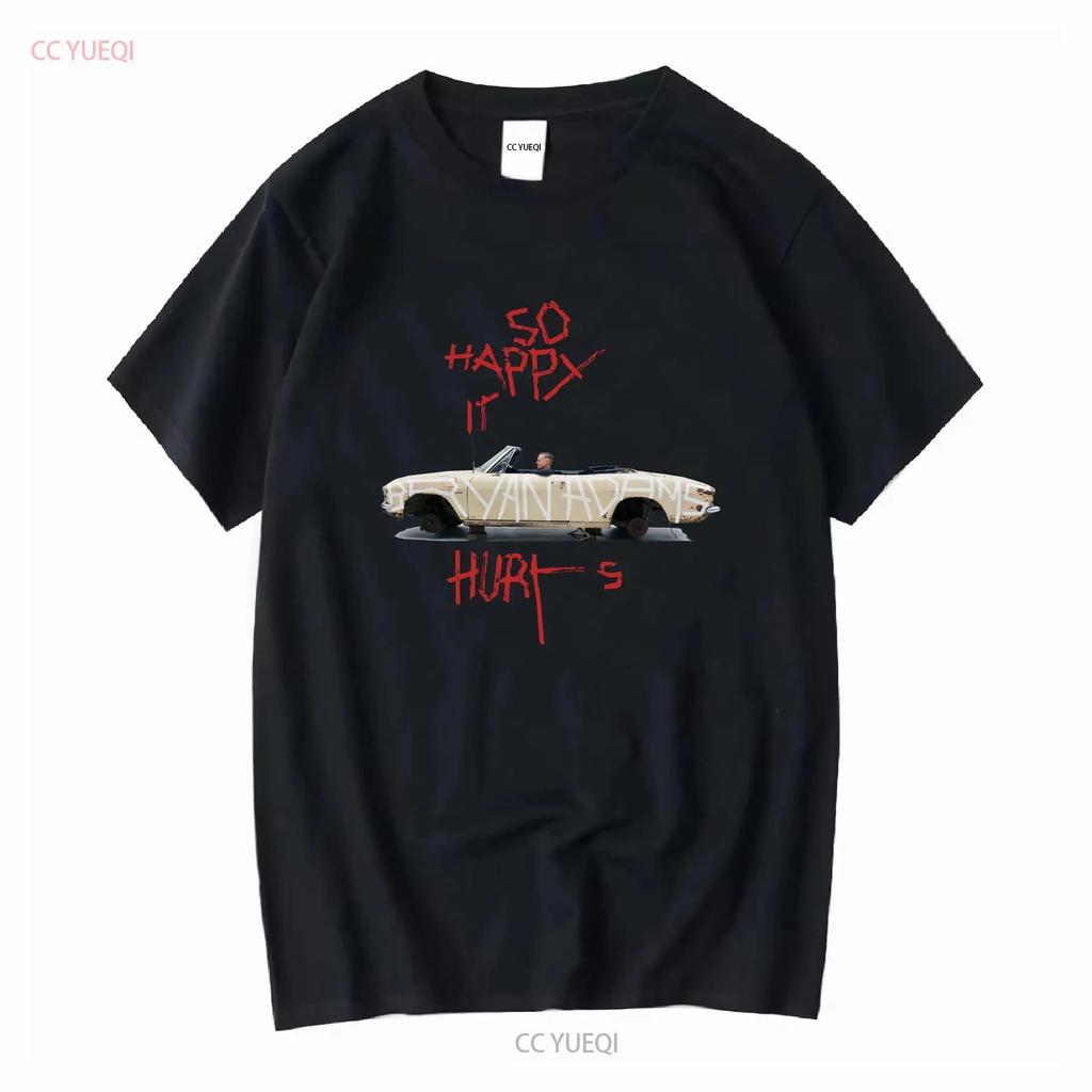 Футболка Bryan Adams So Happy It Hurts Tour Полный размер S 5XL с длинным или коротким рукавом винтажная стираная мужская модная дизайнерская одежда