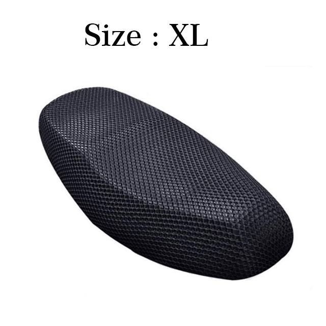 Дышащий летний 3D сетчатый чехол на сиденье мотоцикла, мопеда, скутера, чехлы на сиденья, противоскользящие водонепроницаемые чехлы