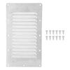 Boat Louvered Vent Rustproof 304 Stainless Steel Marine Ventilation Grille Cover with Screws for Yachts RV