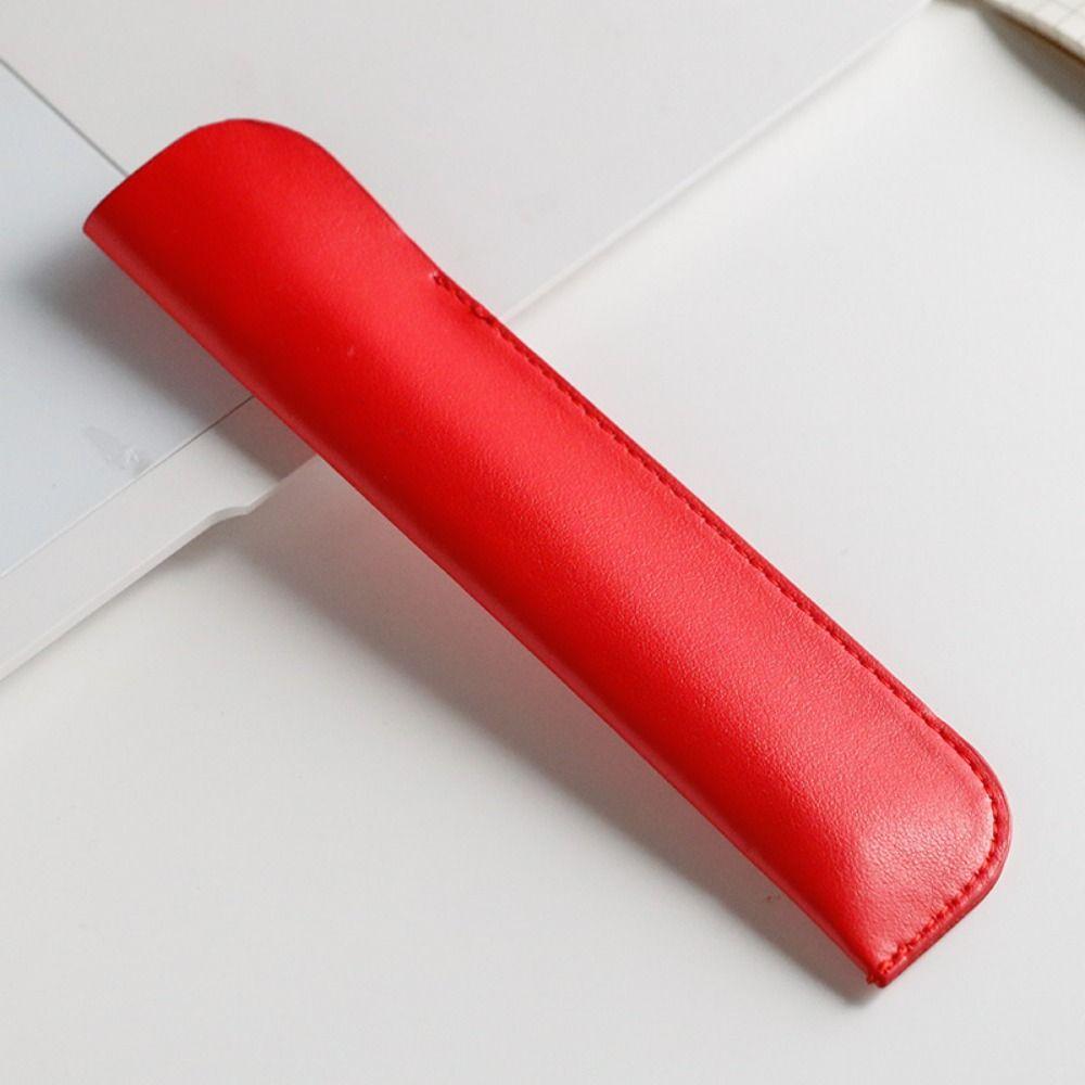 Half Open Pen Protective Bag Holder Pen Sleeve Pouch Leather Pen Bag Exquisite Gifts