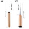 DIY Stitch Wooden Handle Punching Awl Tool Leather Craft Hole Maker