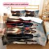 Justice League Heroes Bedding Set Duvet Cover Pillowcase No Filler, Soft Home Bedroom Decor, Perfect Gift for Fans.chl