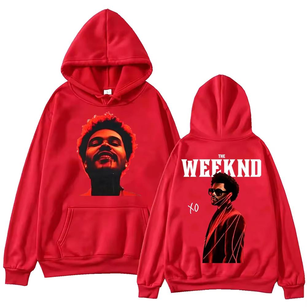 2026 The-Weeknd Мировой Тур Худи Мужская Женская Харадзюку С Длинным Рукавом Пуловер Топы Винтажная С Принтом Толстовка Модная Уличная Одежда для Повседневных Образов