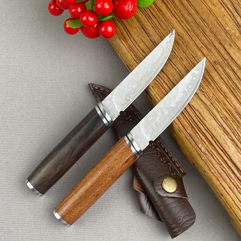 Нож для разделки мяса из дамасской нержавеющей стали, кухонный нож повара, филейный нож, мясной тесак, овощерезка