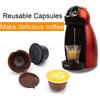 10 ШТ. Многоразовые Капсулы для Кофемашины Nescafe DOLCE GUSTO, Многоразовый Фильтр с Ложкой и Щеткой, Кофейные Капсулы, Высокое Качество