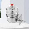 304 Stainless Steel Float Valve Fully Automatic 1/2 Inch Water Inlet Floating Ball Valve Anti-Bump Mini for Water Tanks