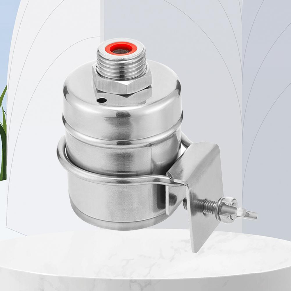 304 Stainless Steel Float Valve Fully Automatic 1/2 Inch Water Inlet Floating Ball Valve Anti-Bump Mini for Water Tanks