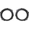 Pair 7" LED Headlight Mount Bracket Plastic Ring For Jeep Wrangler TJ 1997-2006