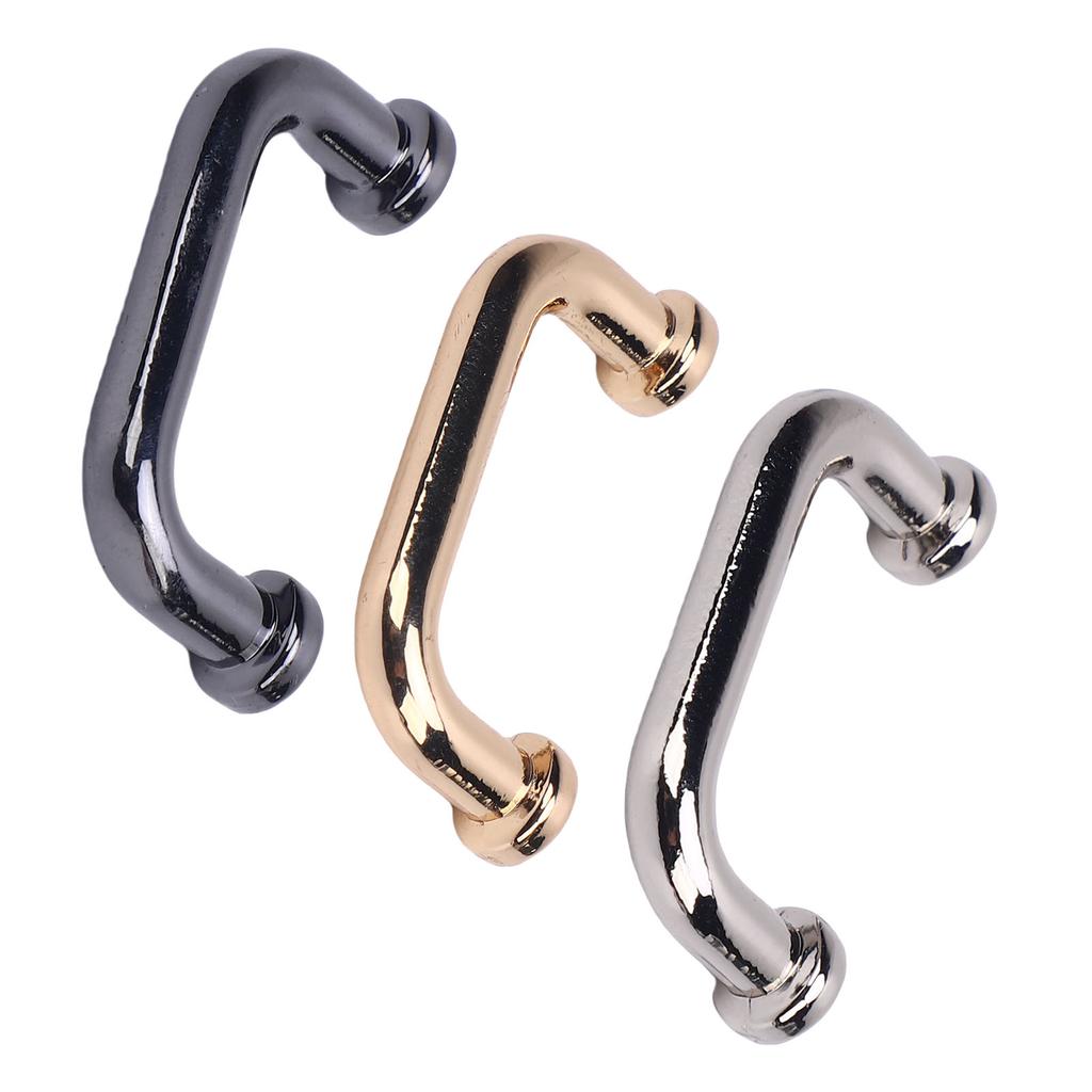 10 наборов пряжек-мостов квадратные плоские цилиндрические из цинкового сплава для кожевенного ремесла 21,8x10,5x4,3 с 5,5 мм