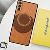 Tree Rose Skull Cactus Wood Case For Samsung Galaxy S23 Ultra S22 S21 S20 FE Note 20 Ultra S8 S9 S10 Note 10 Plus Cover