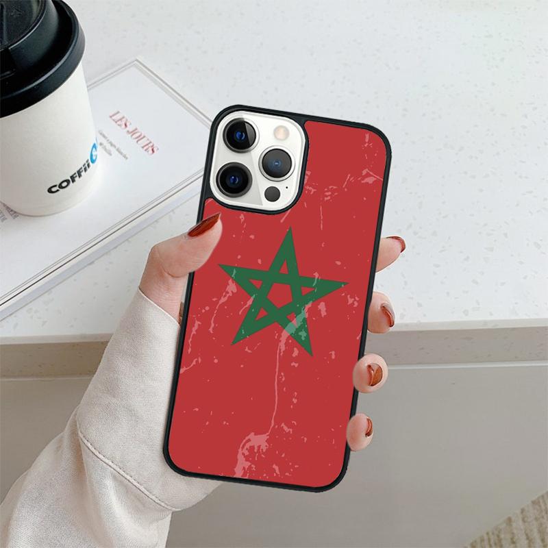 Morocco Maroc Moroccan Flag Phone Case For iPhone 17 Air 16 pro max 15 14 plus 12 13 Shell Cover coque