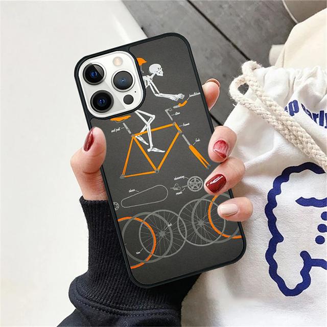 Люблю BMX Велоспорт крутой Чехол для телефона для iPhone 17 Air 15 16 14 13 12 Pro Max 11 Pro Max Plus Coque Shell